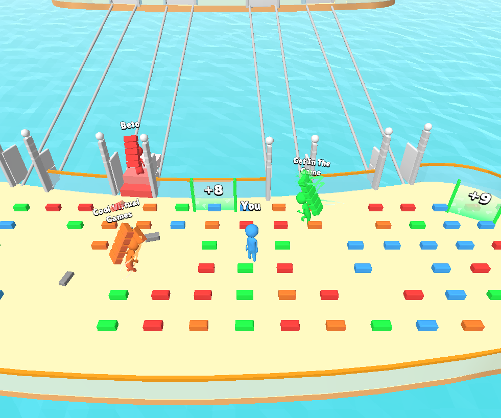 Bridge Race Game Screenshot
